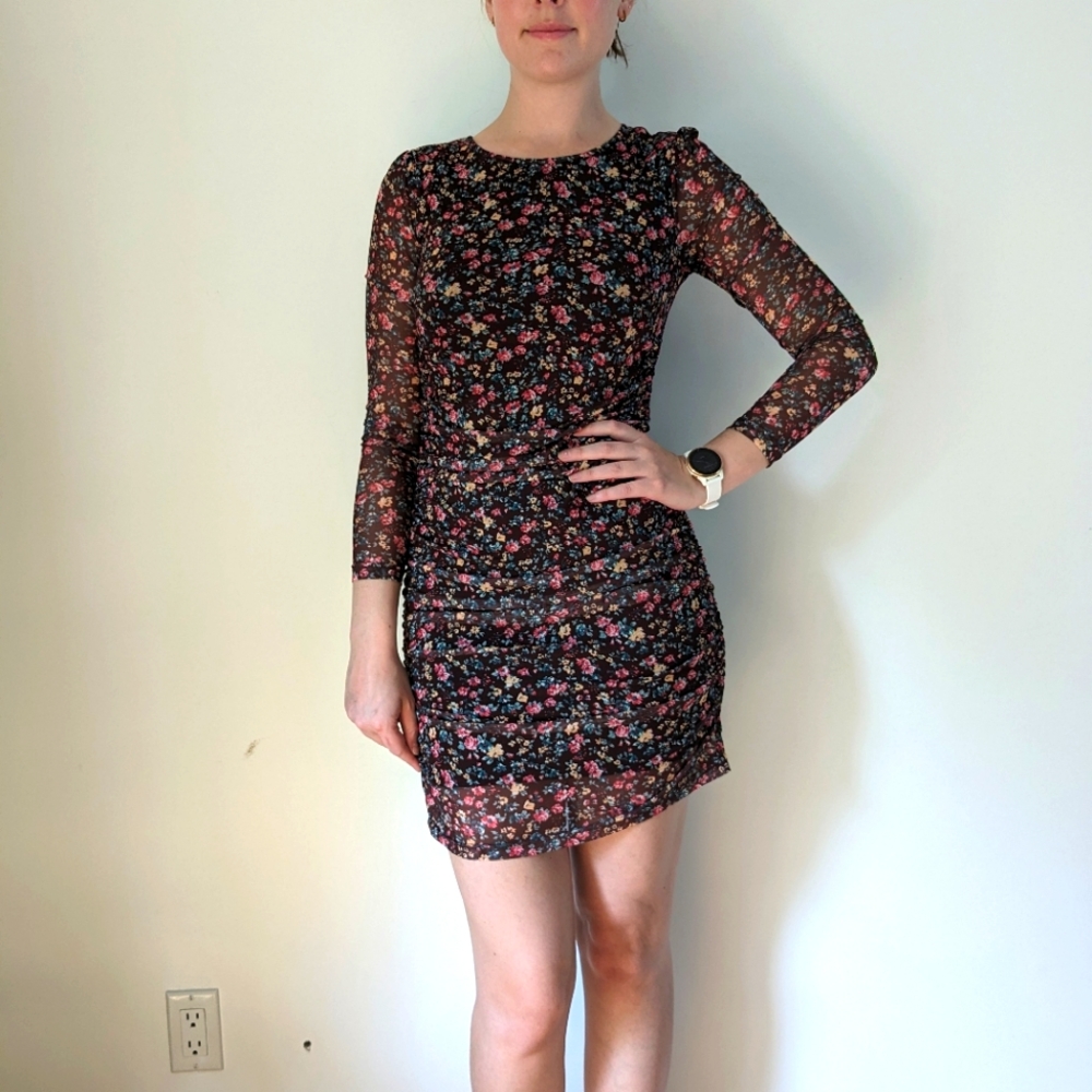 Commense size small floral mini dress